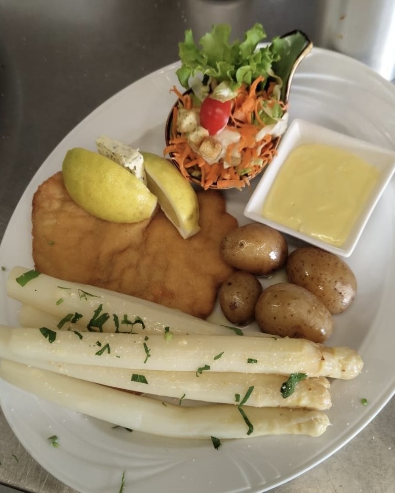 Schnitzel Spargel